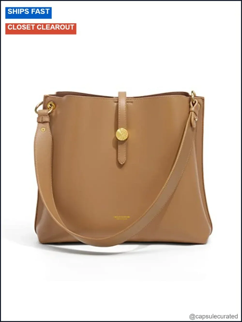 Genuine Leather Bucket Bag Tote Shoulder Purse